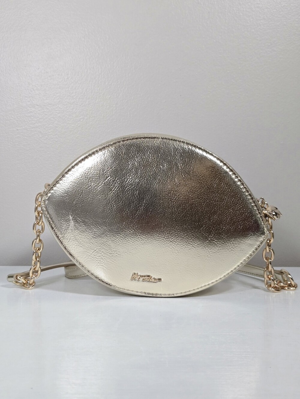 🔥FINAL💲⬇️💛🧿💛 Betsey Johnson Women's Eyes Have It Gold Crossbody, OS ~ VGUC - Picture 11 of 16